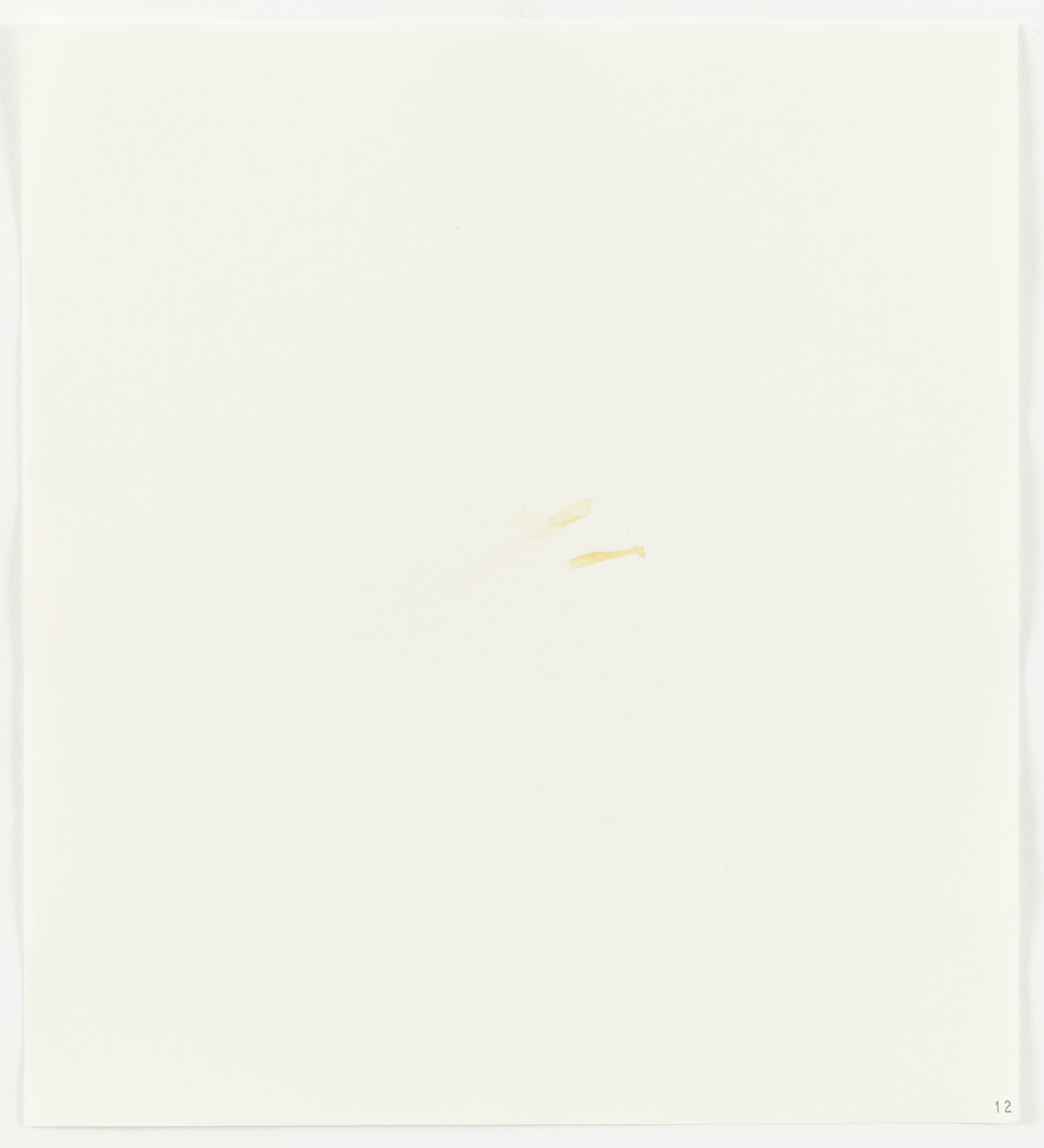 Edward Ruscha. Sperm (Human) from Stains. 1969