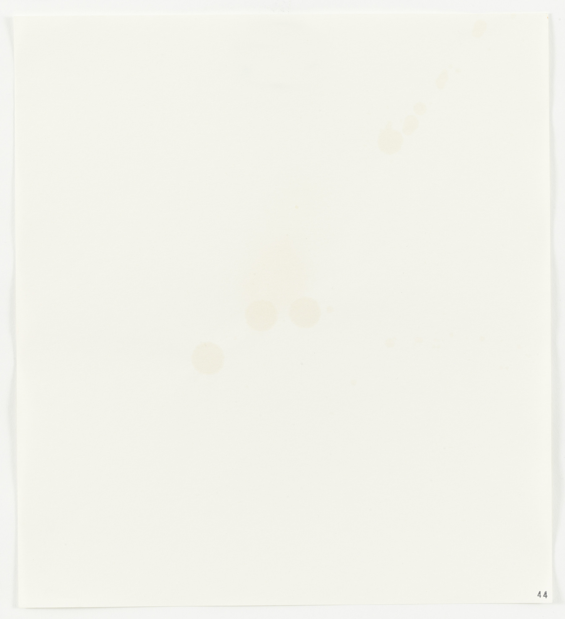 Edward Ruscha. Bourbon (Old Charter) from Stains
