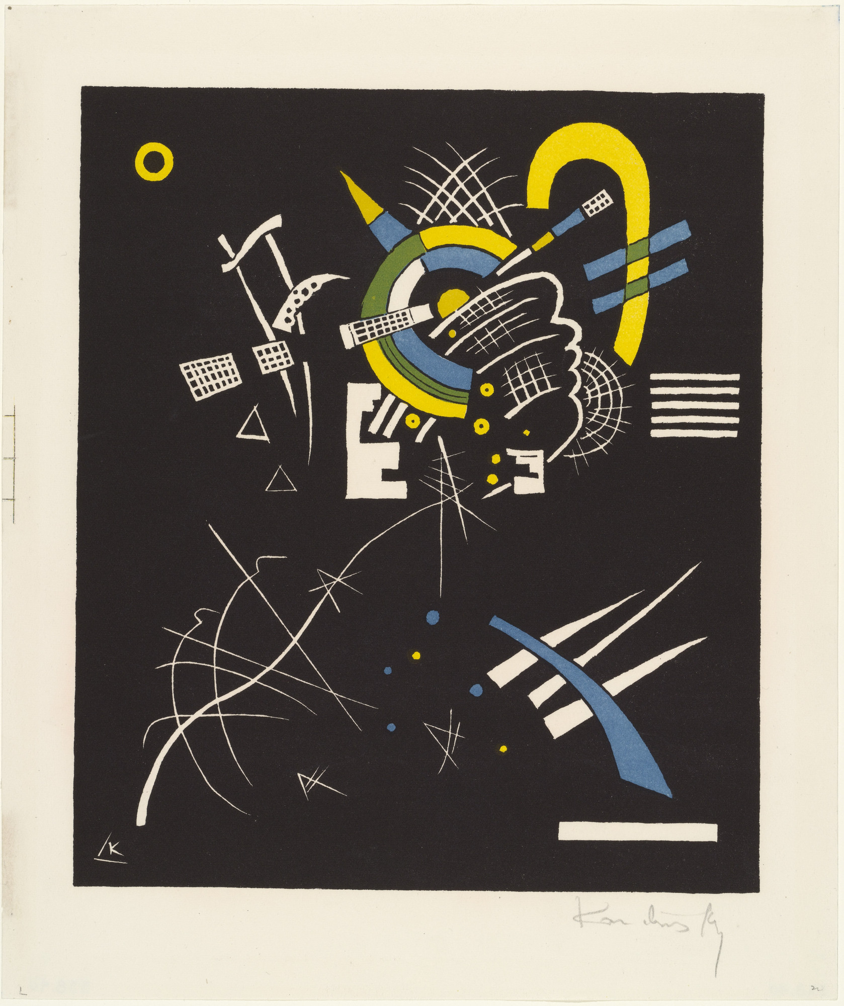 Vasily Kandinsky. Small Worlds VII (Kleine Welten VII) from Small 