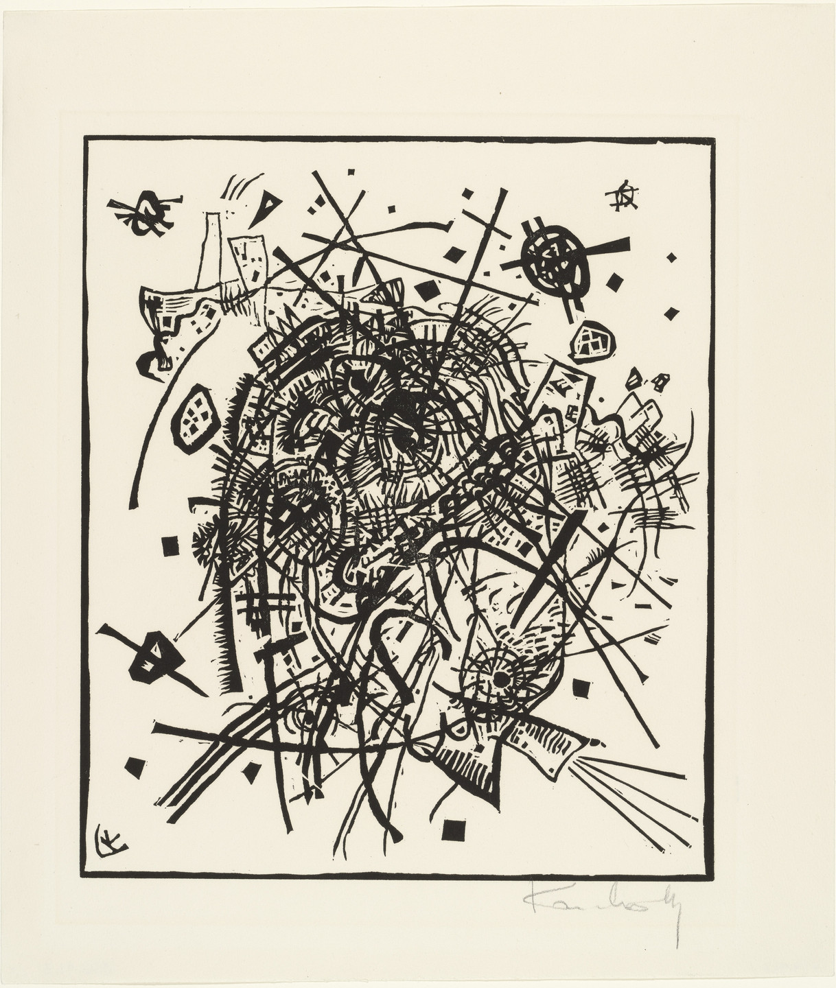 Vasily Kandinsky. Small Worlds VIII (Kleine Welten VIII) from Small Worlds (Kleine Welten). 1922