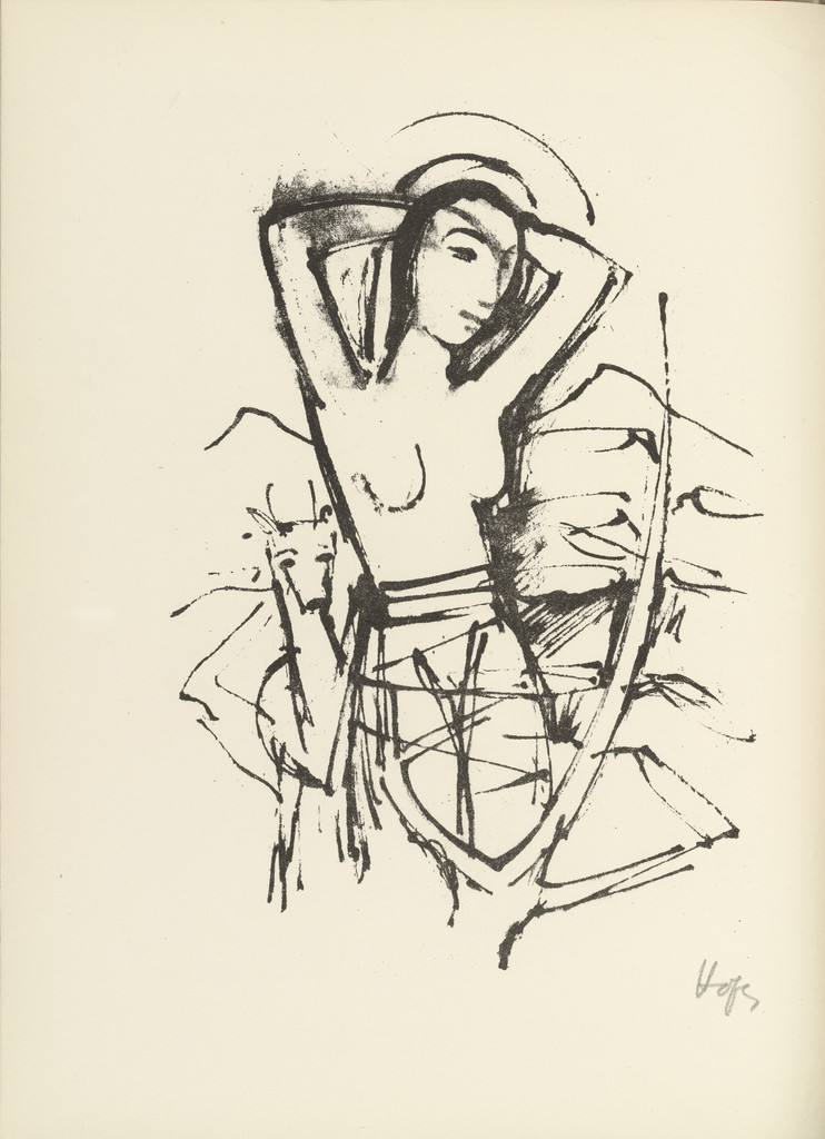 Plate 5 (folio 11 verso) from Liebesgedichte (Love Poems)