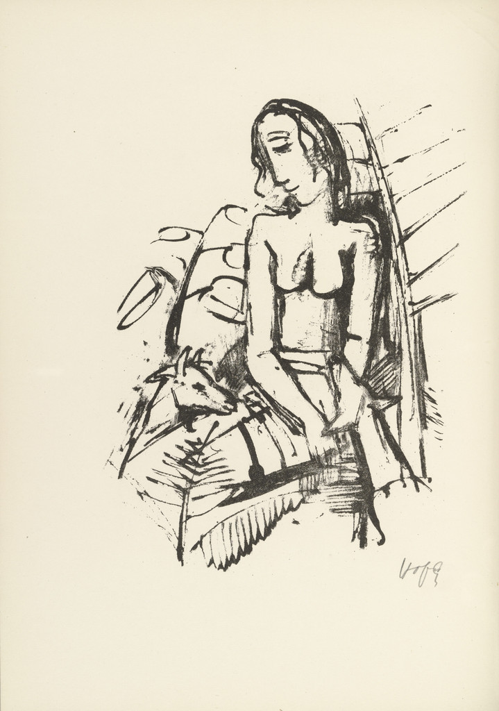 Plate 11 (folio 20 verso) from Liebesgedichte (Love Poems)