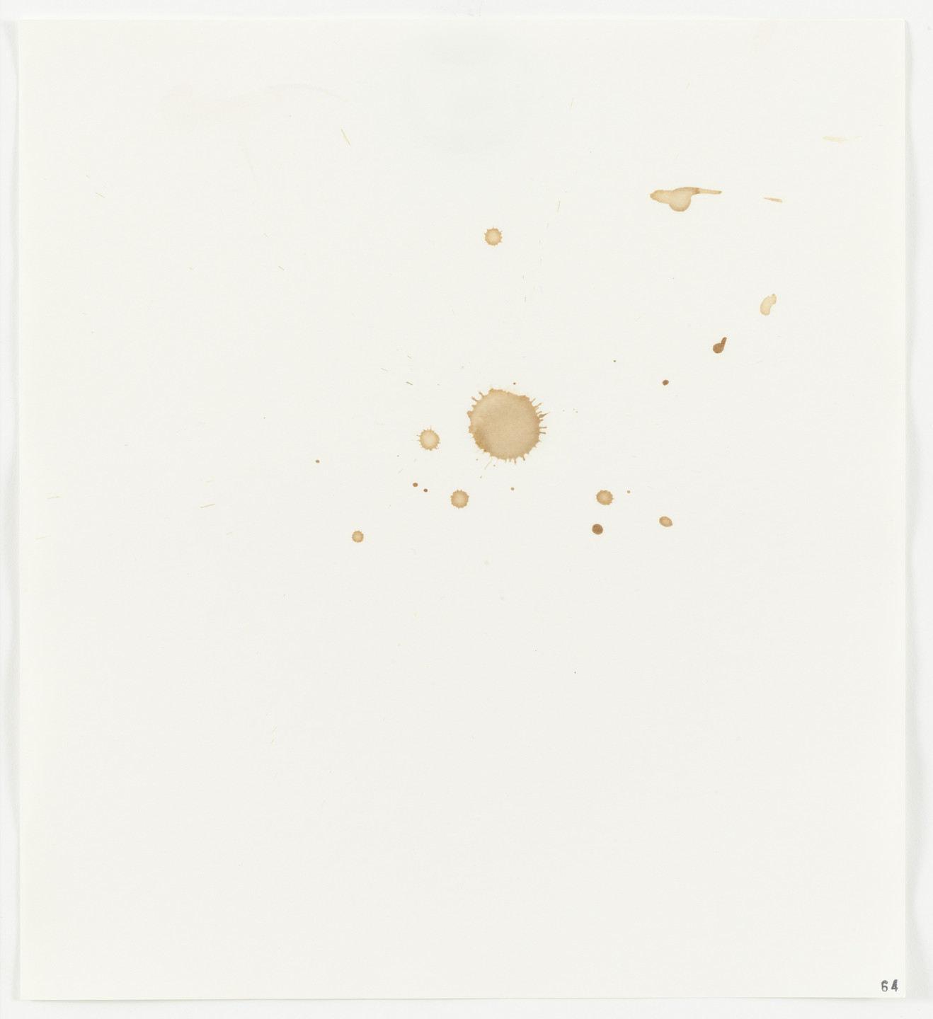 Edward Ruscha. Apple Juice (Tree Top Pure) from Stains. 1969