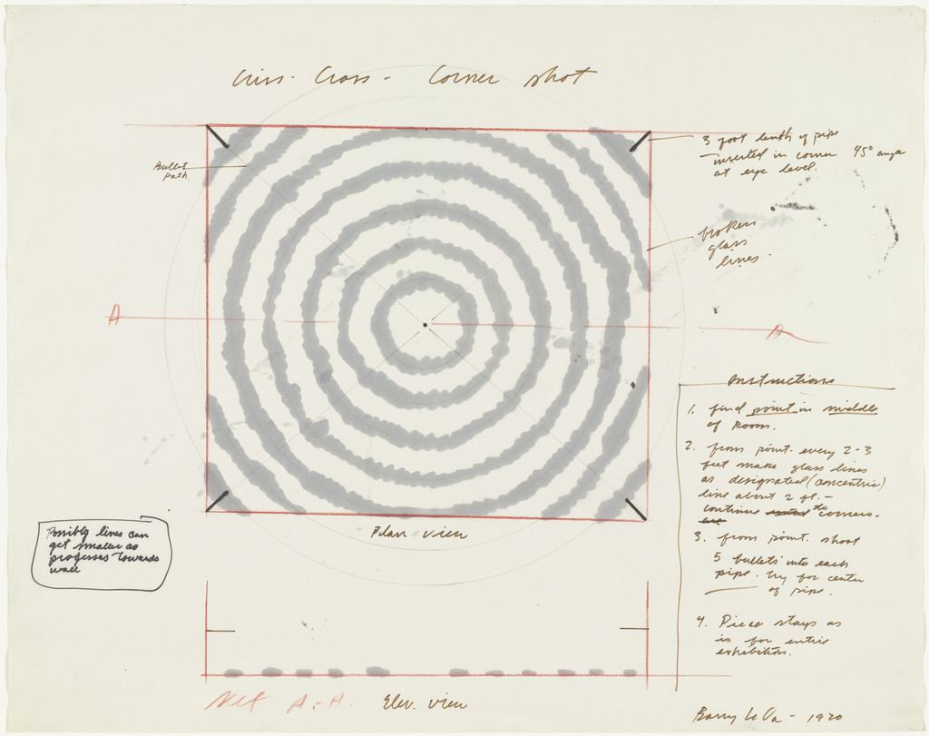 Criss-Cross Corner Shot - Plan View