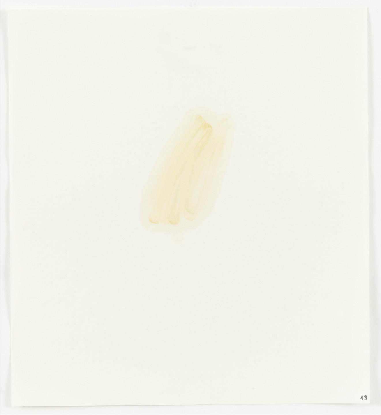 Edward Ruscha. Salad Dressing (Kraft Roka blue cheese) from Stains. 1969