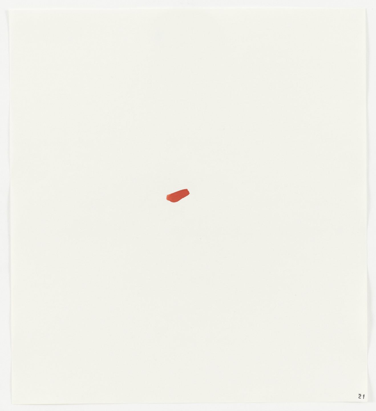 Edward Ruscha. Nail Enamel (L'Oréal Coffee Caramel) from Stains. 1969