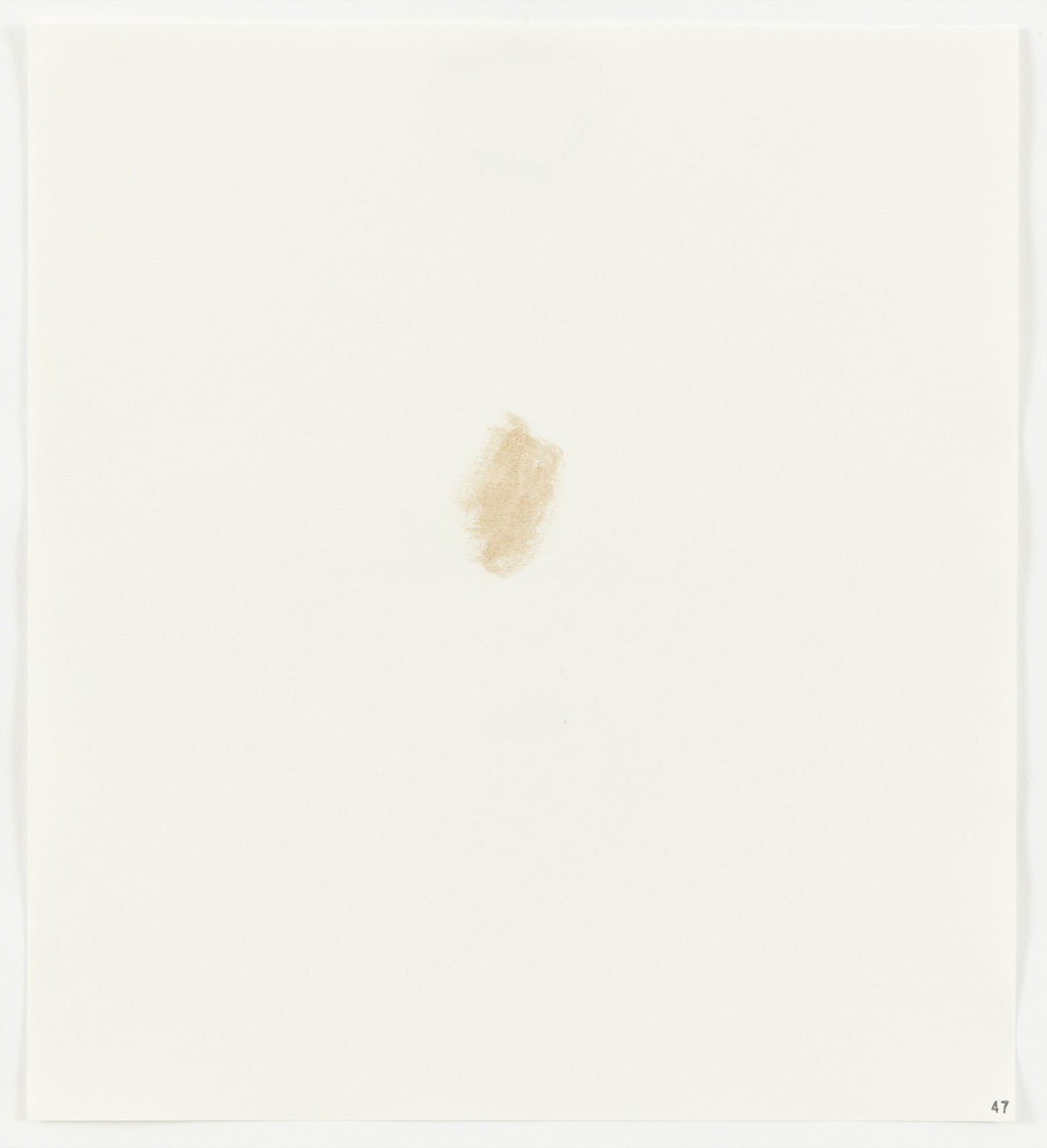 Edward Ruscha. Chocolate Syrup (Hershey's) from Stains. 1969
