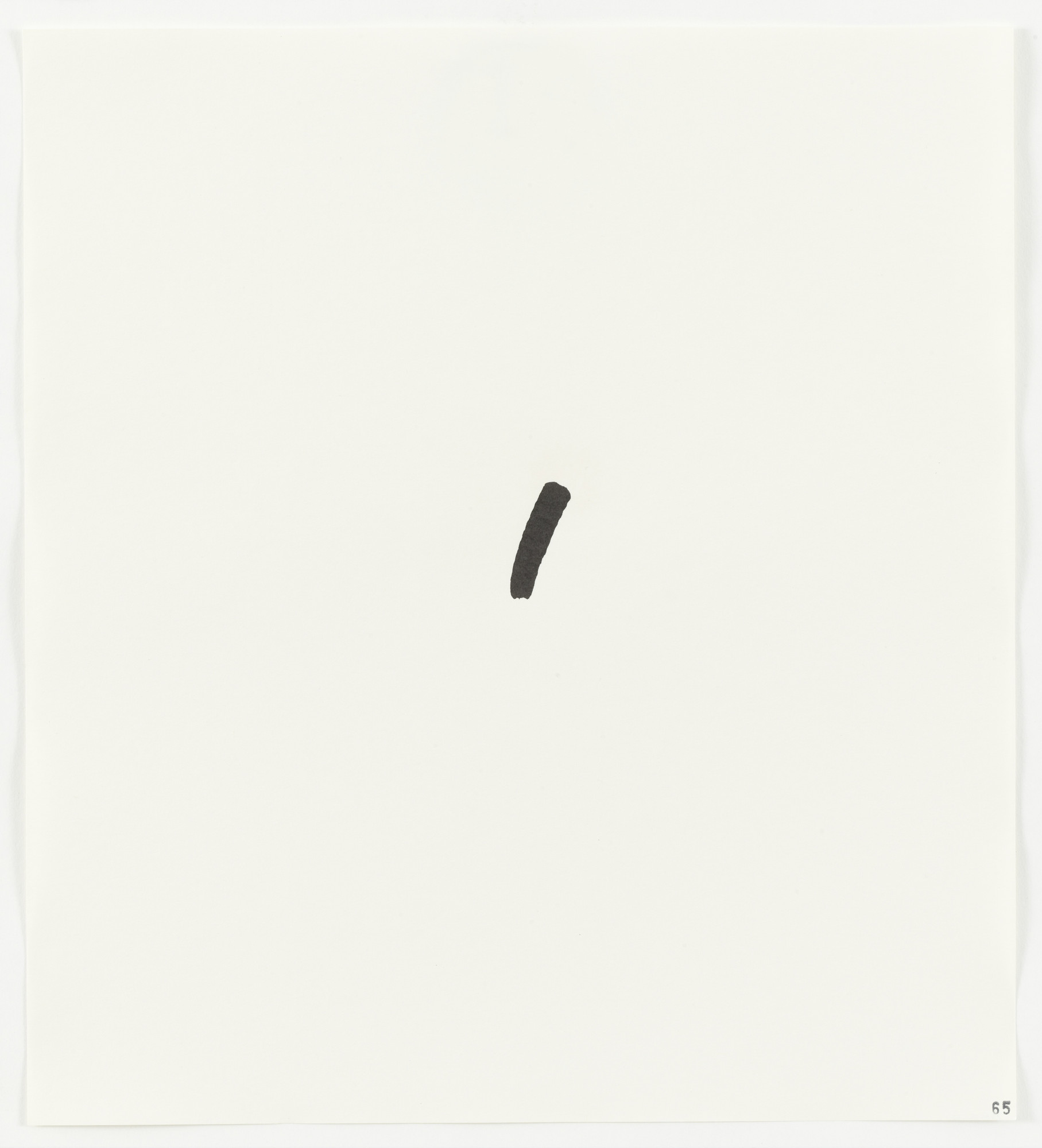 Edward Ruscha. India Ink (Pelikan) from Stains