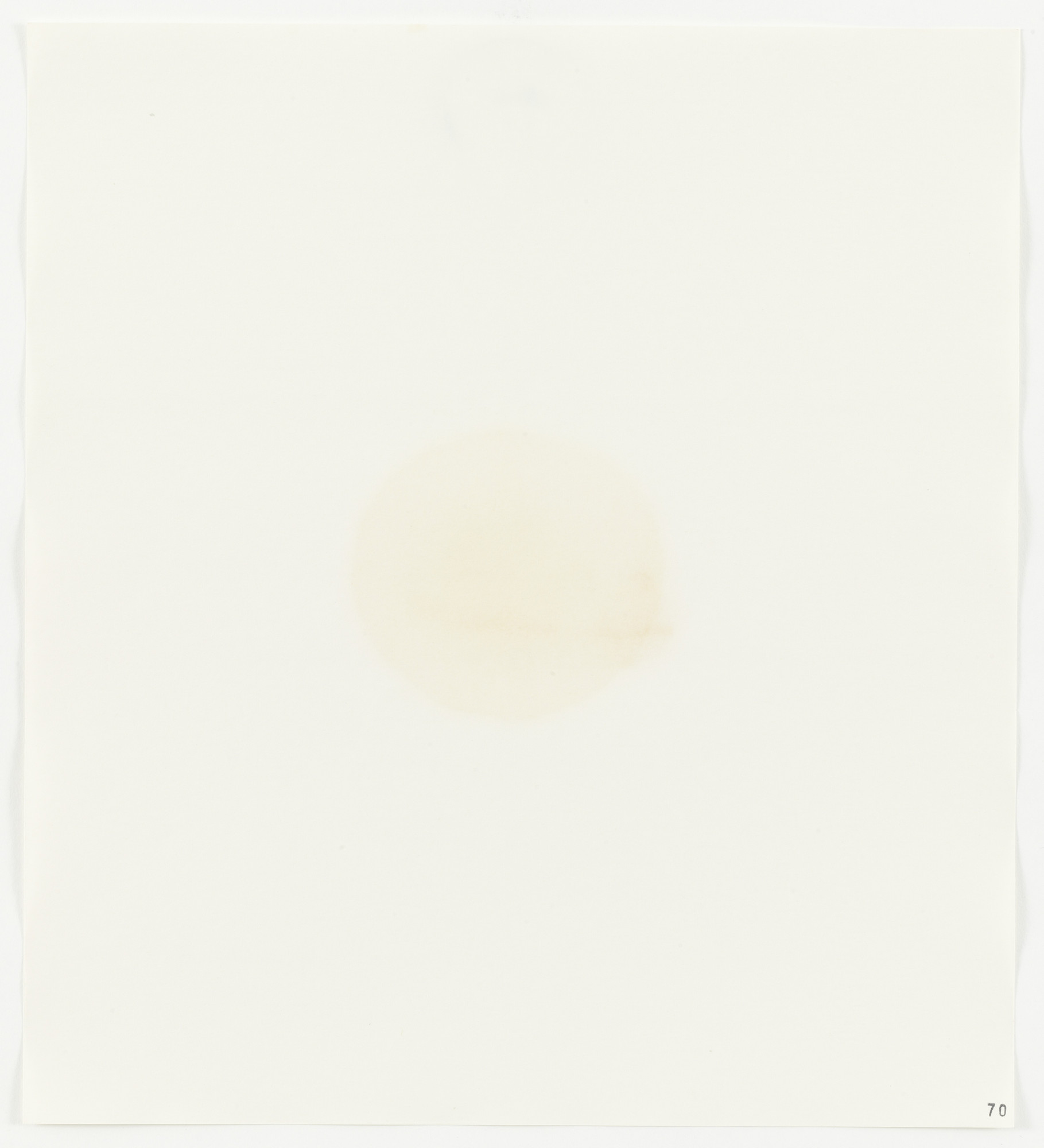 Edward Ruscha. Olive Oil (Star) from Stains