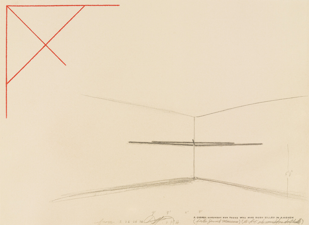 A Corner Monument for Those Who Have Been Killed in Ambush (for the Jewish Museum) (to P.K. who reminded me of death)