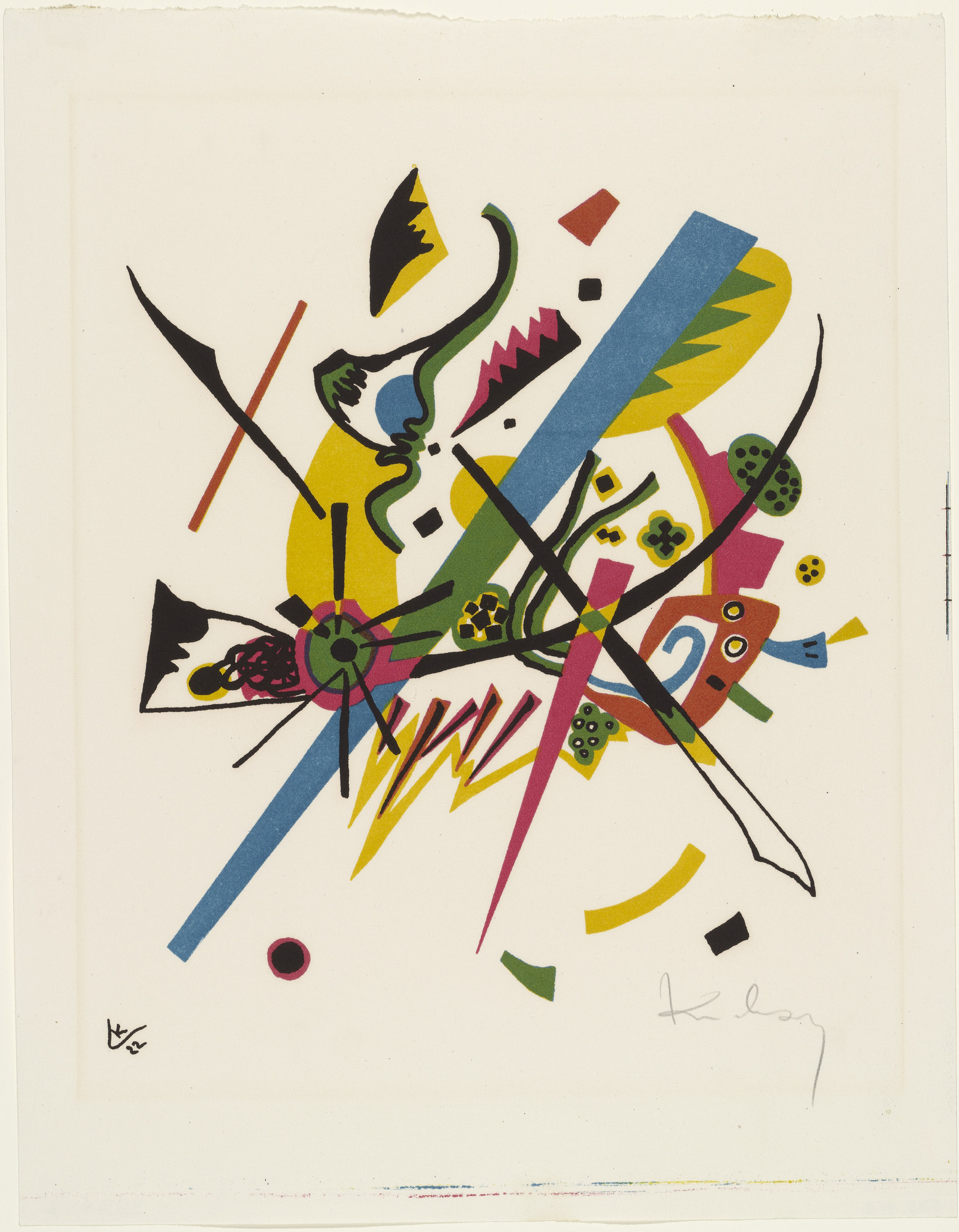 Vasily Kandinsky. Small Worlds I (Kleine Welten I) from Small