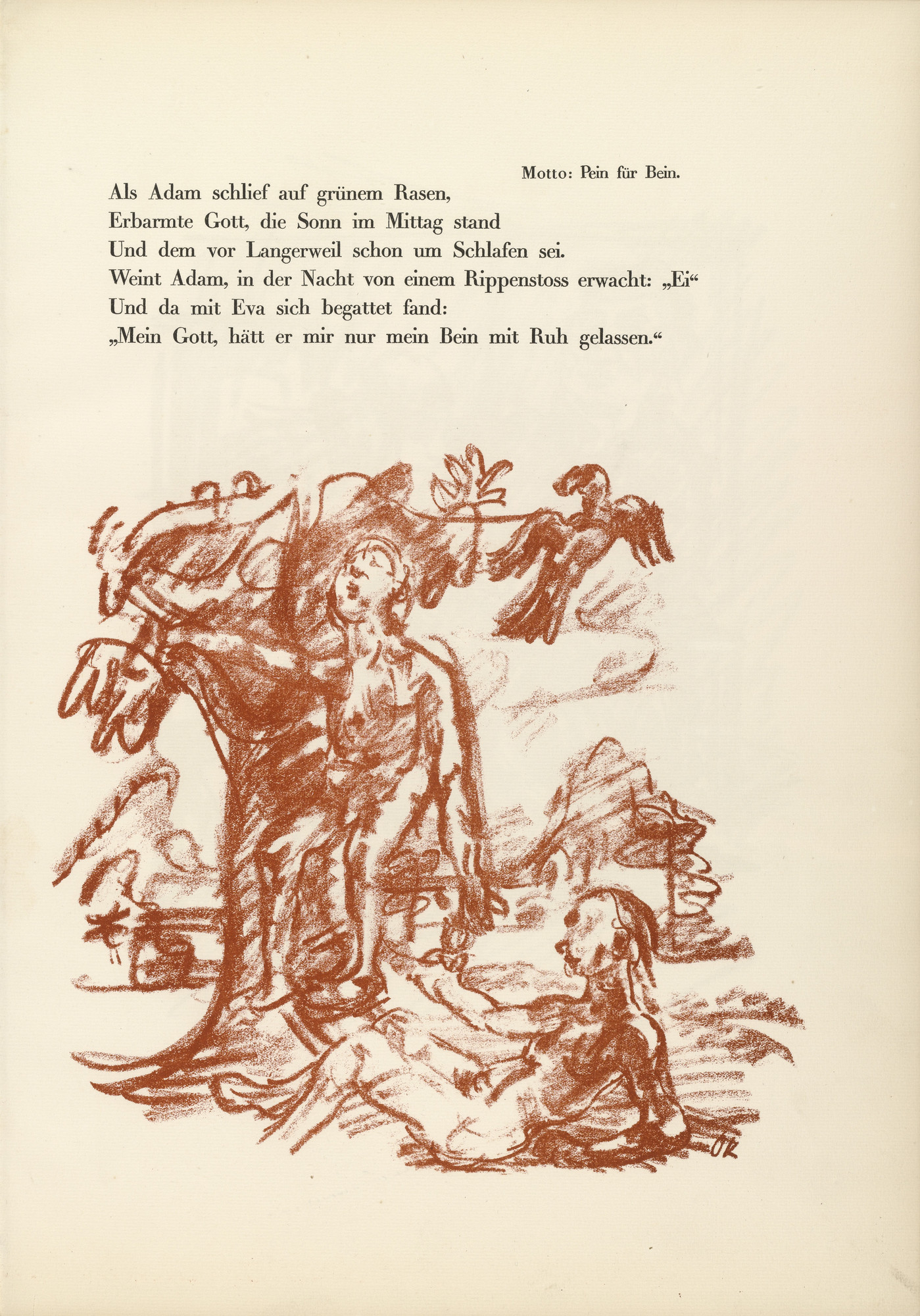 Oskar Kokoschka. Hiob (Job). 1916–17, published 1917 | MoMA