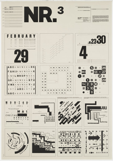 Typographic Process
Nr 3. Calender Text Structures