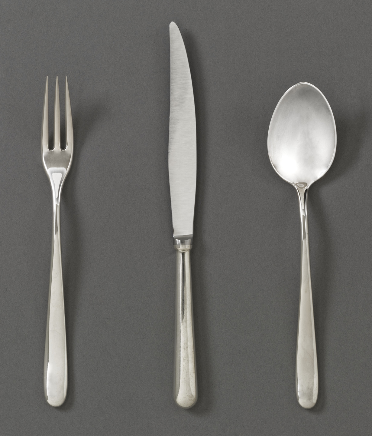 Luigi Caccia Dominioni, Pier Giacomo Castiglioni. Knife, Fork, and Soup Spoon. 1938