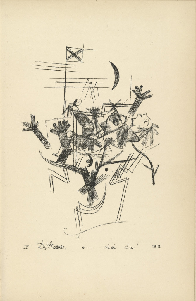 You Strong One, O-Oh Oh You! (plate facing page 46) from Potsdamer Platz oder Die Nächte des neuen Messias. Ekstatische Visionen (Potsdamer Platz or The Nights of the New Messiah. Ecstatic Visions)