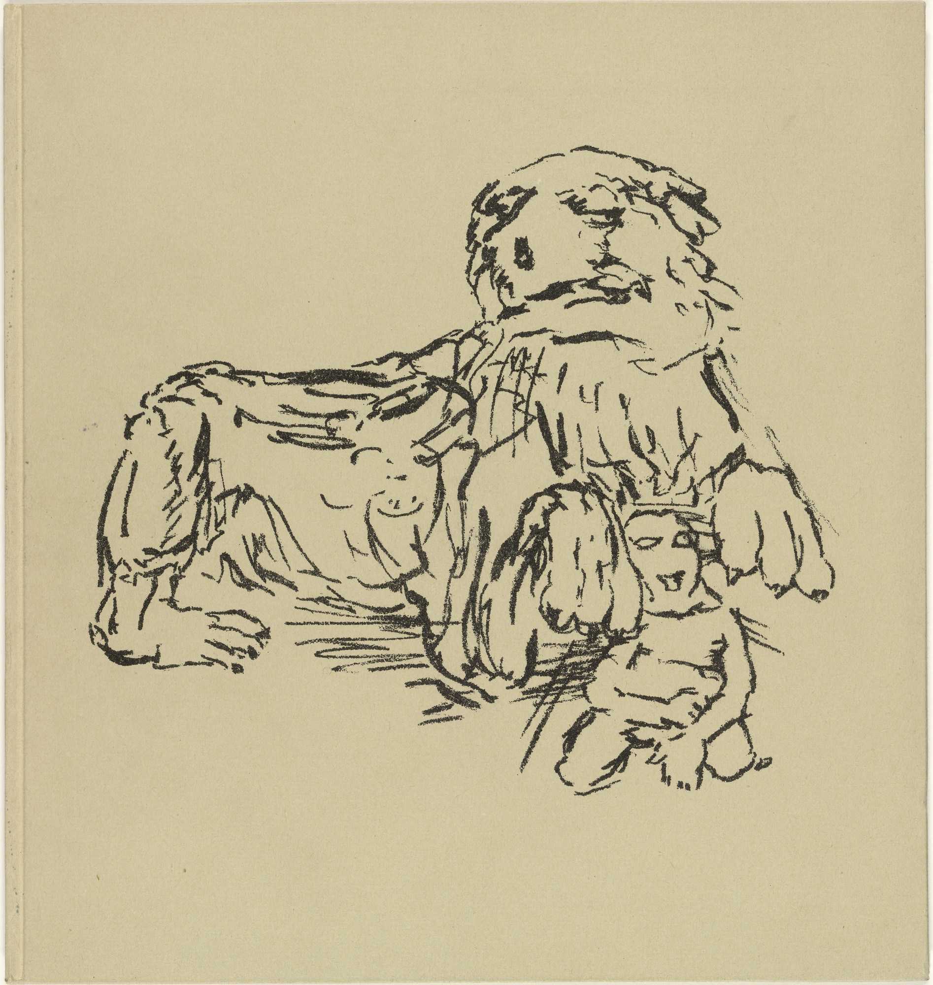 Oskar Kokoschka. Chimera and Kneeling Figure (Chimäre und kniende Figur) (front cover) from Ann Eliza Reed