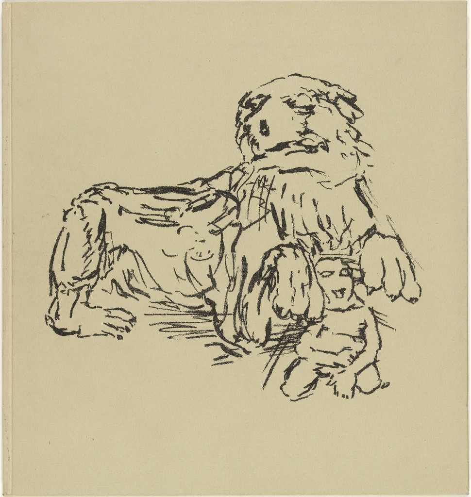 Chimera and Kneeling Figure (Chimäre und kniende Figur) (front cover) from Ann Eliza Reed