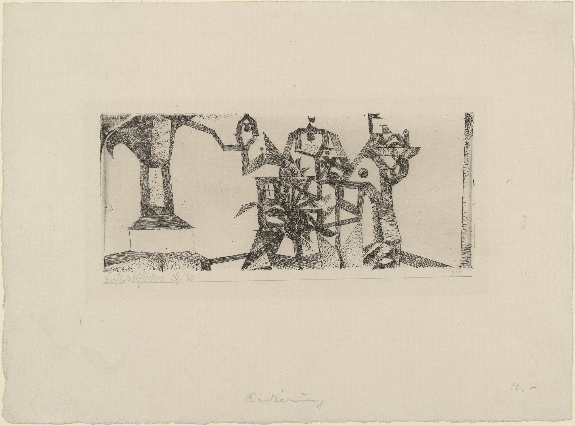 Paul Klee. Little Castle in the Air (Luftschlösschen)