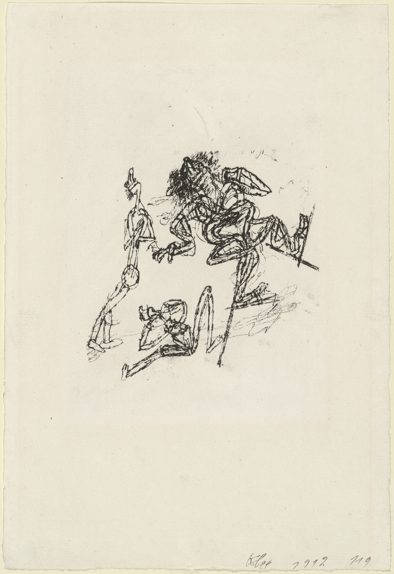 Paul Klee. Tragedy on Stilts. 1912 | MoMA