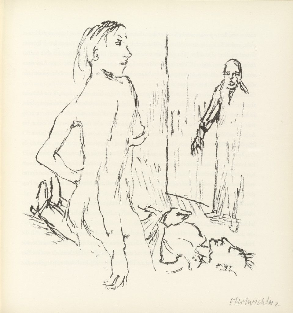 Reed Sees the Naked Ann Eliza, Who Killed Doctor Glasberg, Before Him (Reed sieht die nackte Ann Eliza vor sich, die den Arzt Glasberg getötet hat) (plate, folio 16) from Ann Eliza Reed