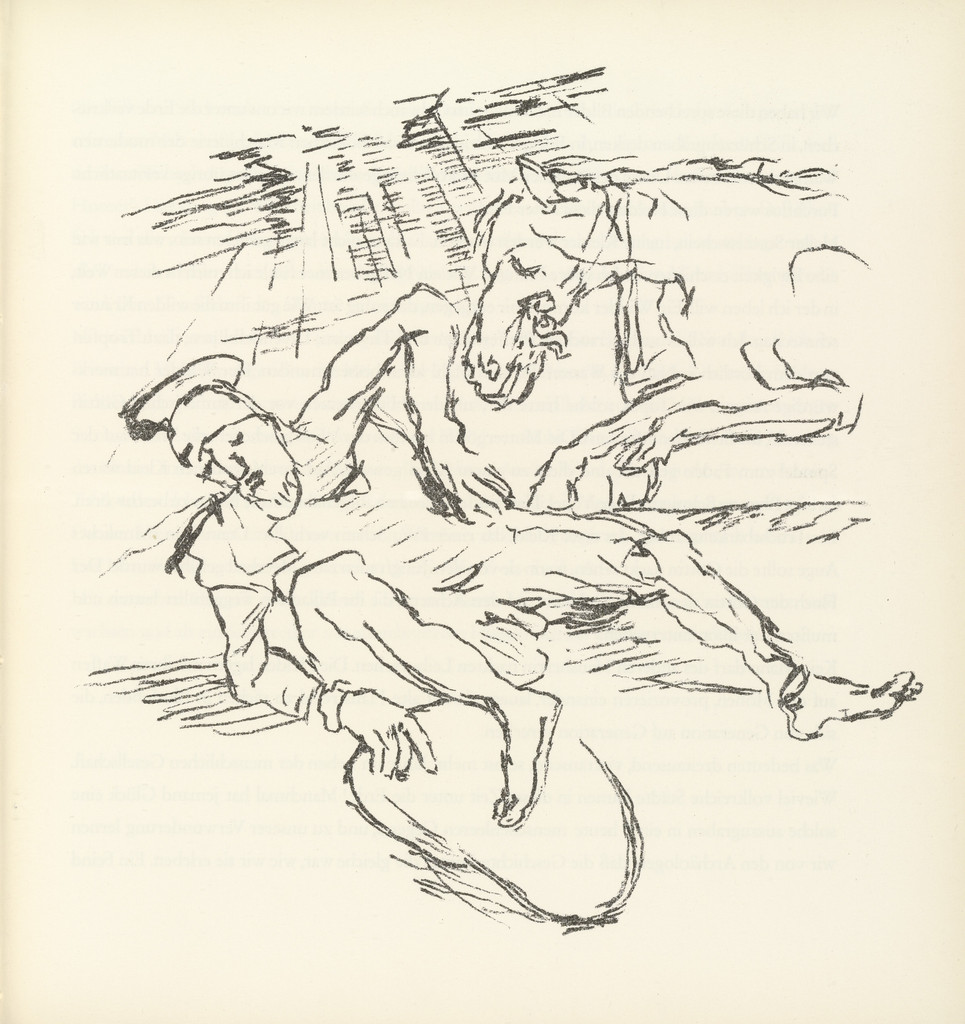Dying Warrior (Sterbender Krieger) (plate, folio 18) from Ann Eliza Reed