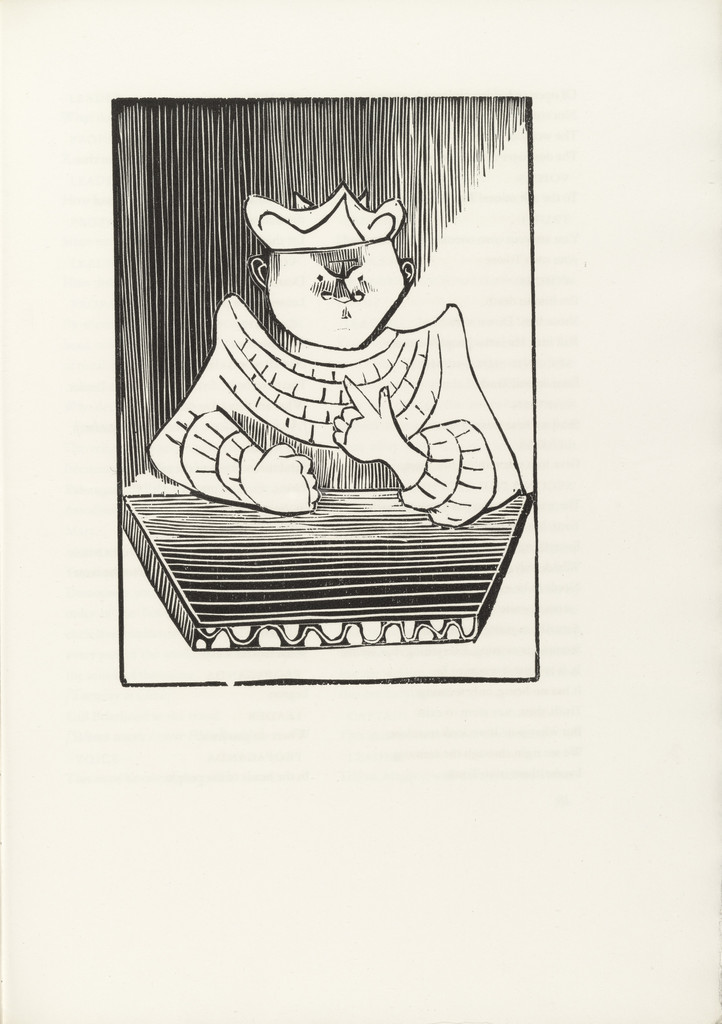 The Leader (plate, page 17) from The Tower of Babel, Gerhard Marcks, 1956, published 1957