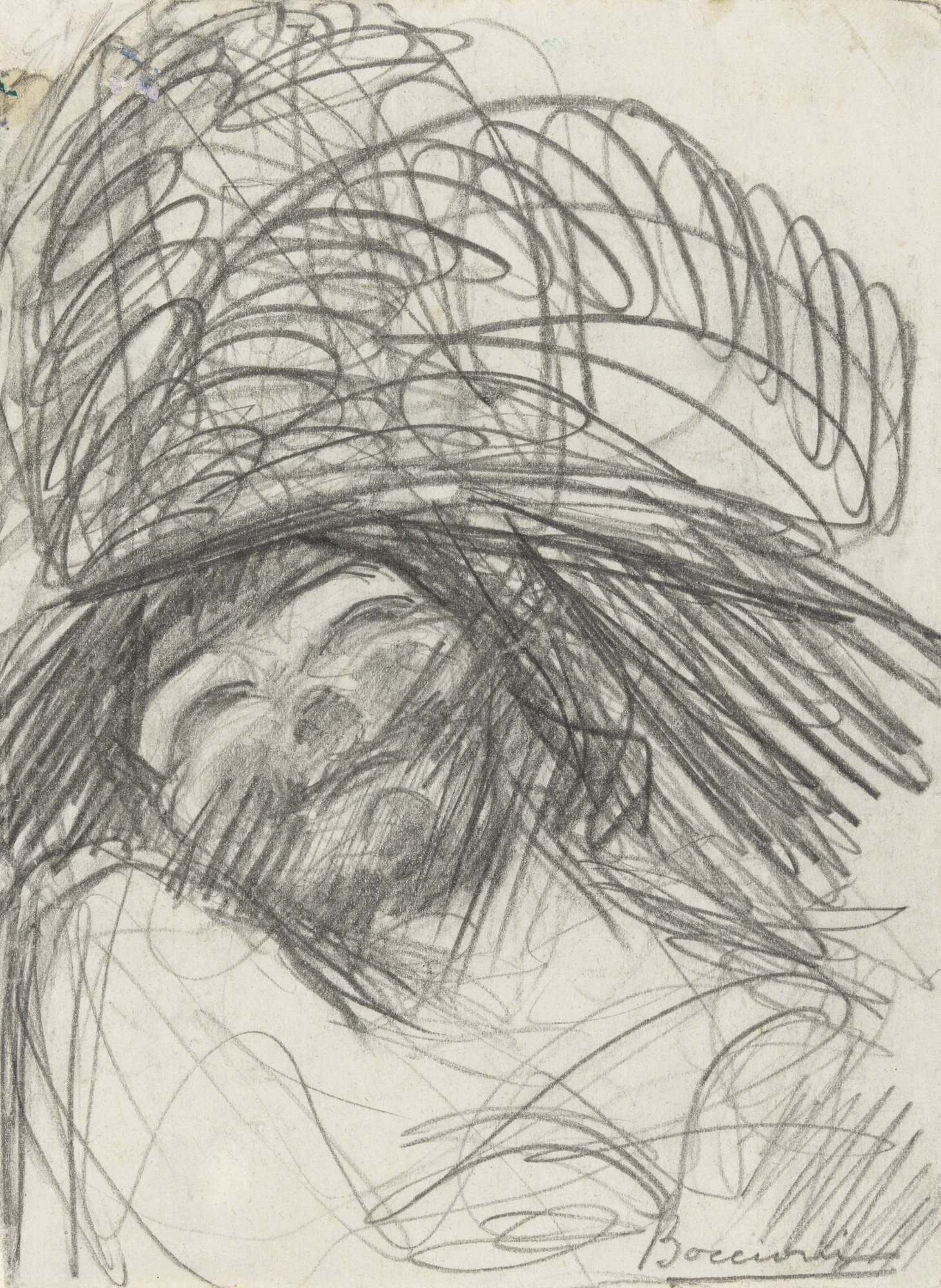 Umberto Boccioni. Study for The Laugh