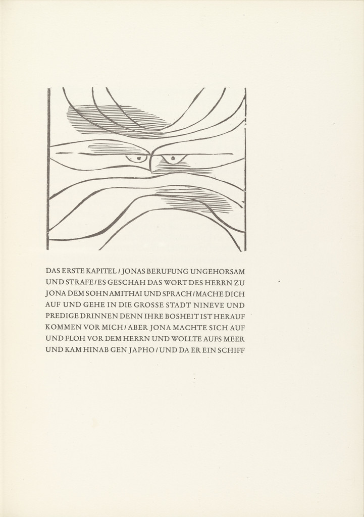 The Epiphany (Die Erscheinung des Herrn) from Jonah (Jona)