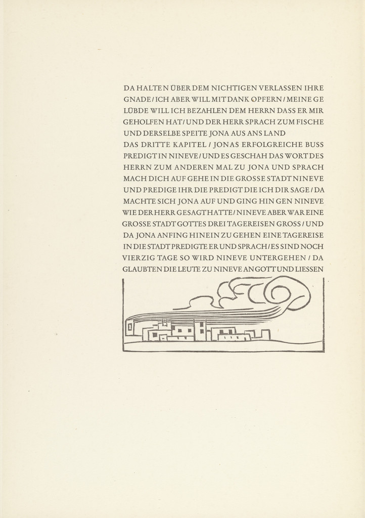 The City Nineveh (Die Stadt Ninive) from Jonah (Jona)