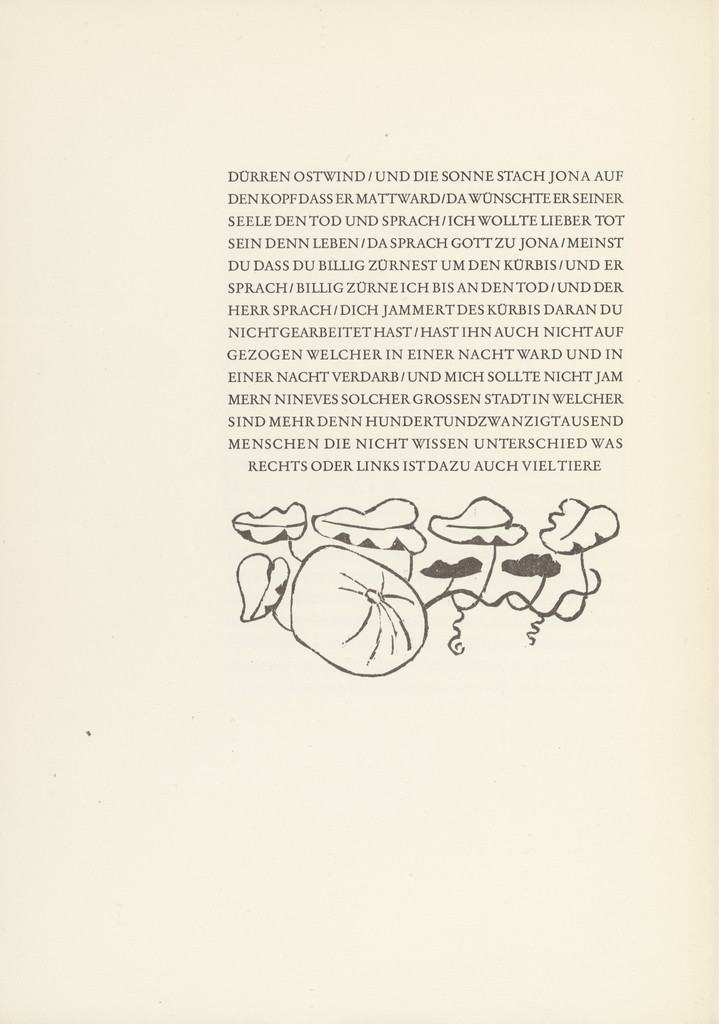 The Gourd (Der Kürbis) from Jonah (Jona), Gerhard Marcks, (1950)