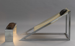 Archizoom Associati, Andrea Branzi, Gilberto Corretti, Paolo Deganello, Massimo Morozzi, Dario Bartolini, Lucia Bartolini. Mies Chair and Ottoman. 1969