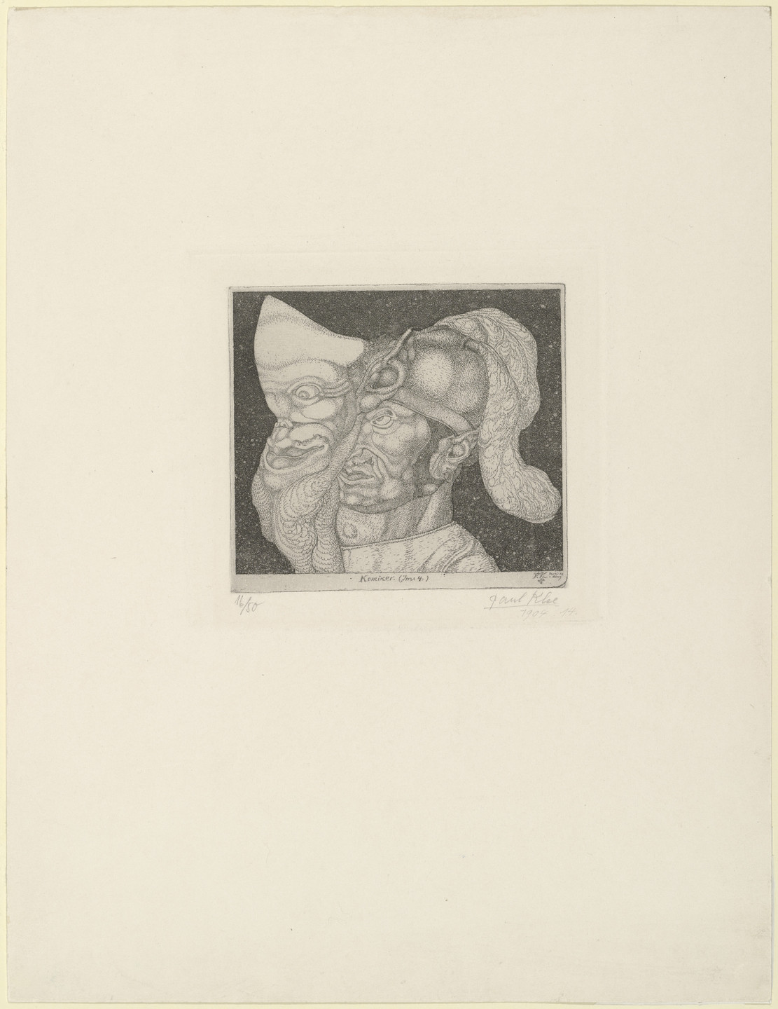 Paul Klee. Comedian (Komiker) from the series Inventions (Inventionen). 1904