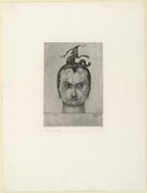 Paul Klee. Menacing Head (Drohendes Haupt) from the series Inventions (Inventionen). 1905