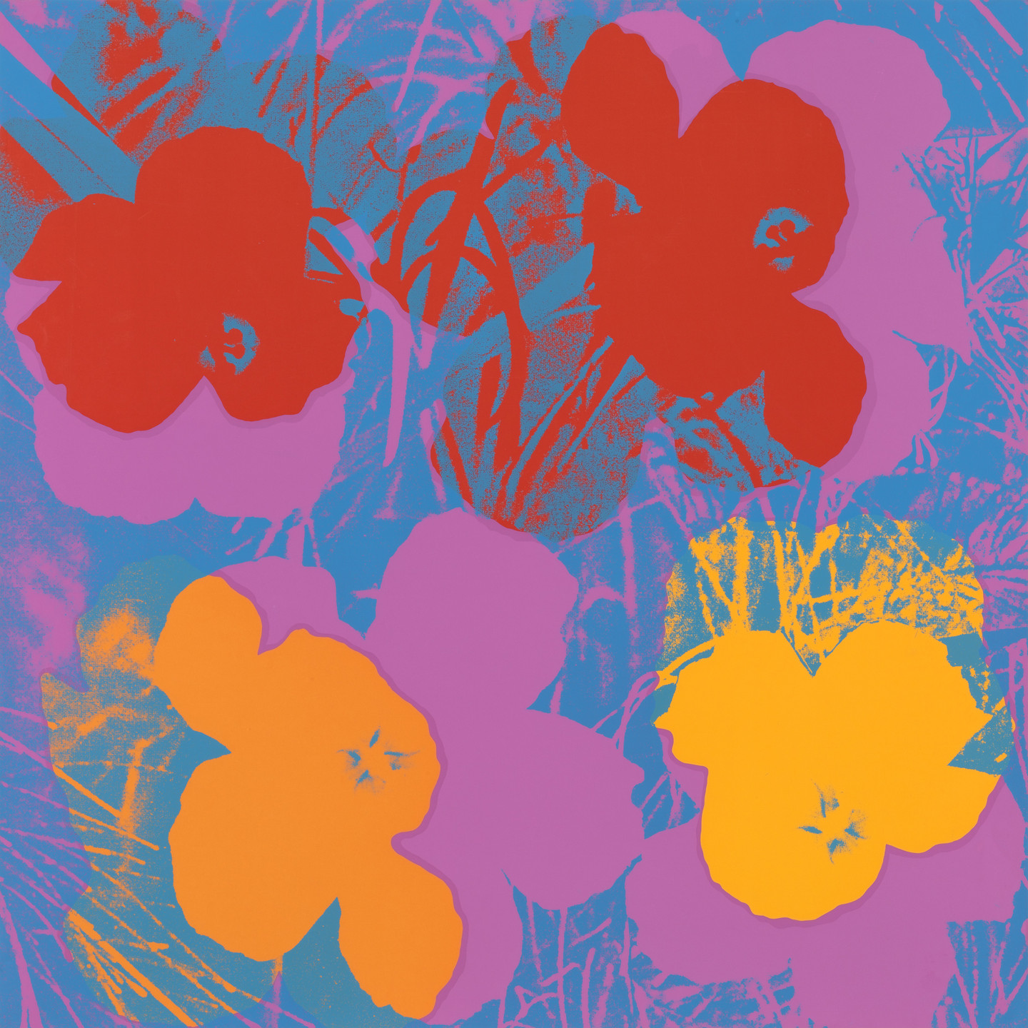Andy Warhol. Untitled from Flowers. 1970