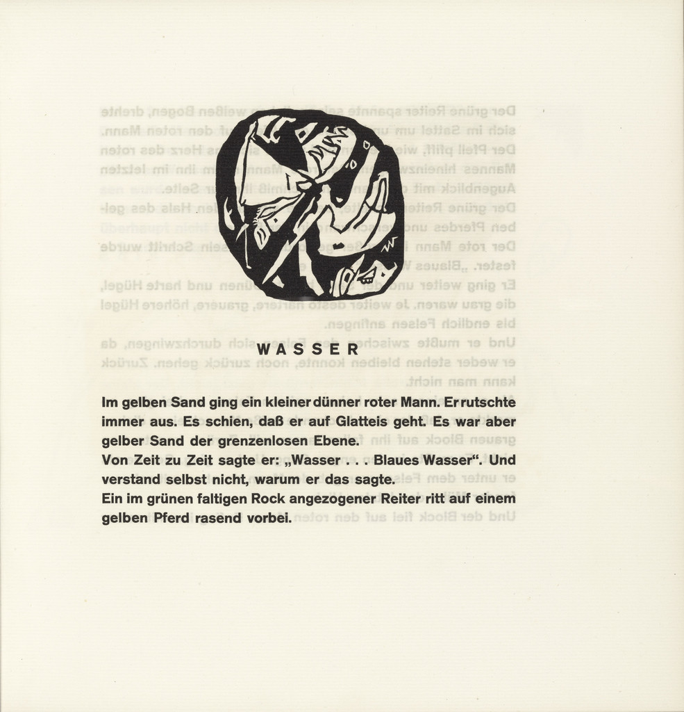 Improvisation 22, Variation I (Improvisation 22, Variation I) (headpiece, folio 31) from Klänge (Sounds)