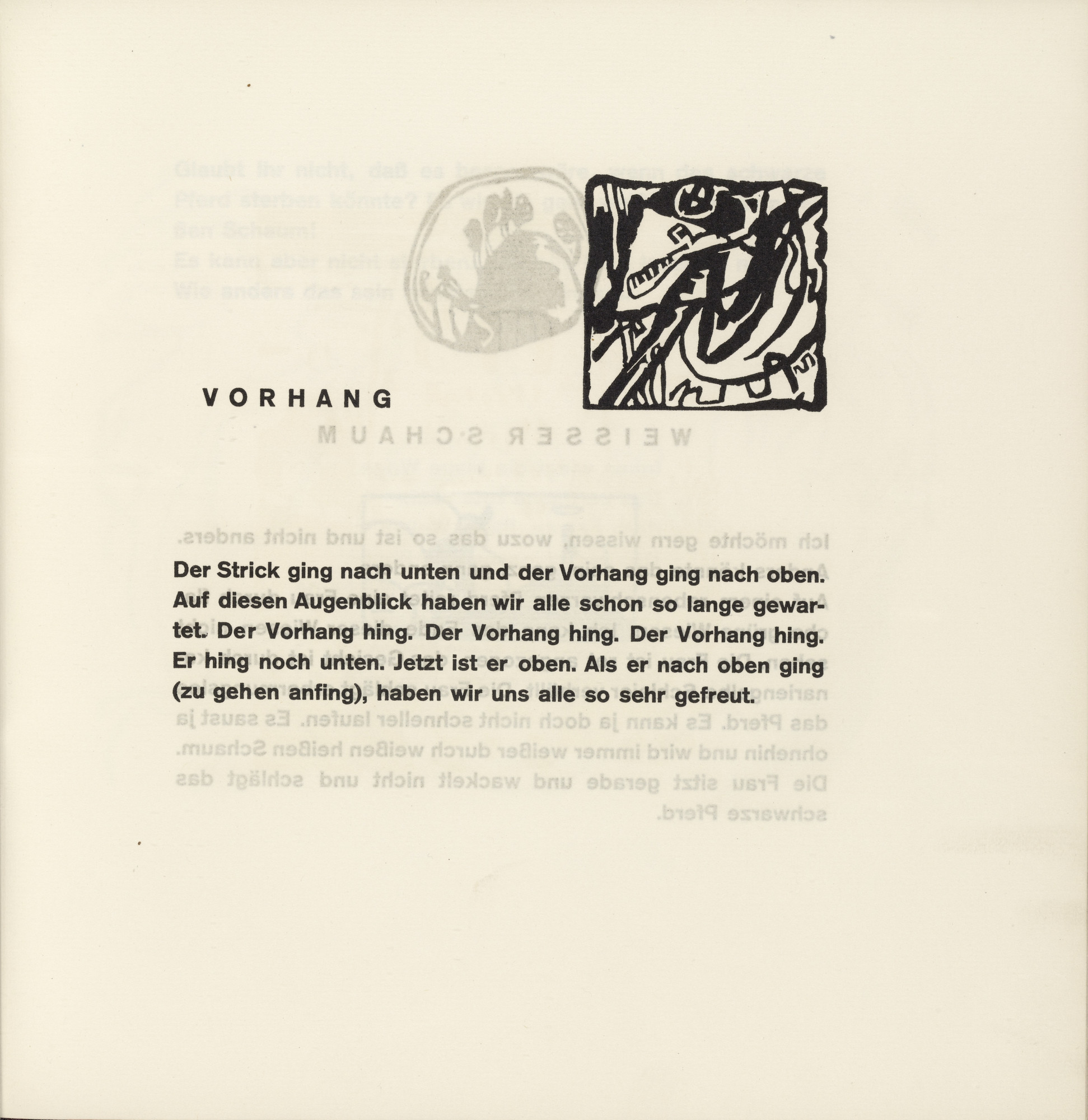 Vasily Kandinsky. Improvisation 22, Variation II (headpiece, folio 42) from Klänge (Sounds)