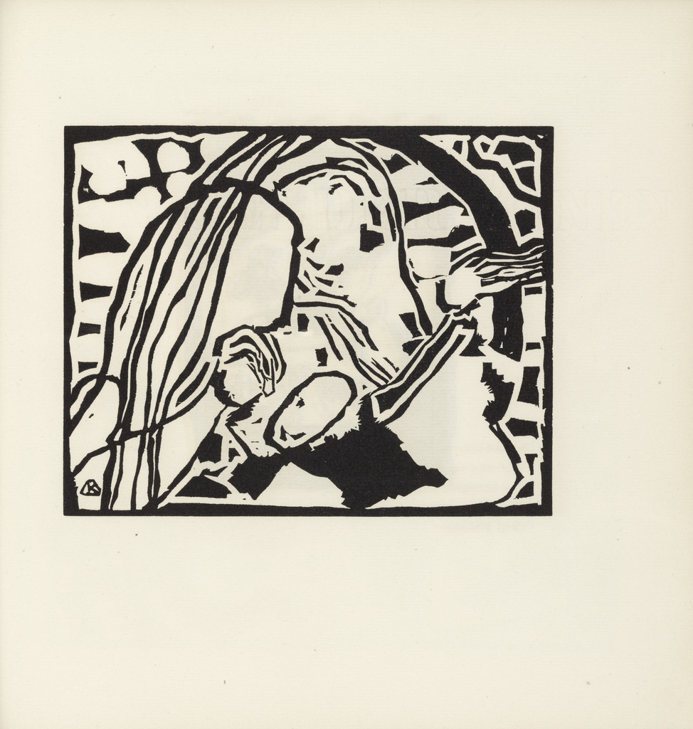 Motif from Improvisation 10 (Motiv aus Improvisation 10) (plate, folio 50) from Klänge (Sounds)