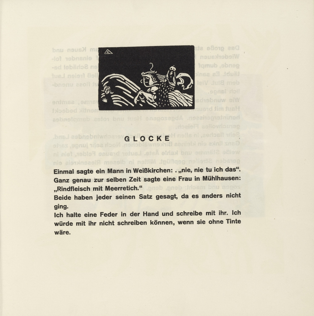 Rider and Child (Reiterin und Kind) (headpiece, folio 17) from Klänge (Sounds)