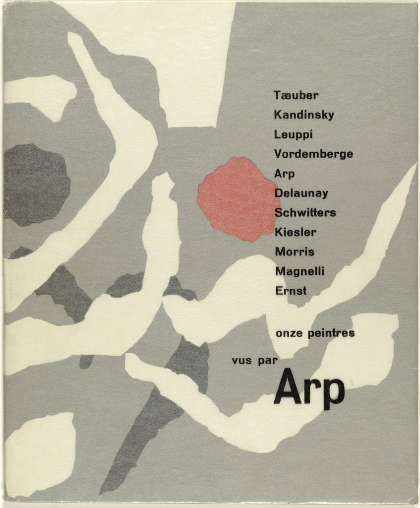 Wrapper from Onze Peintres (Eleven Painters): Taeuber, Kandinsky, Leuppi, Vordemberge, Arp, Delaunay, Schwitters, Kiesler, Morris, Magnelli, Ernst