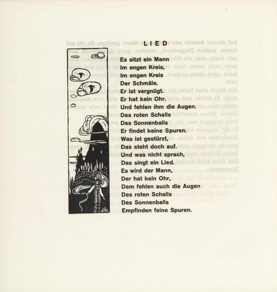 The Veil (Der Schleier) (headpiece, folio 54 verso) from Klänge (Sounds)