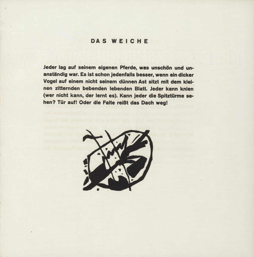 Rider Motif in Oval Form (Reitermotiv in ovaler Form) (tailpiece, folio 59) from Klänge (Sounds)