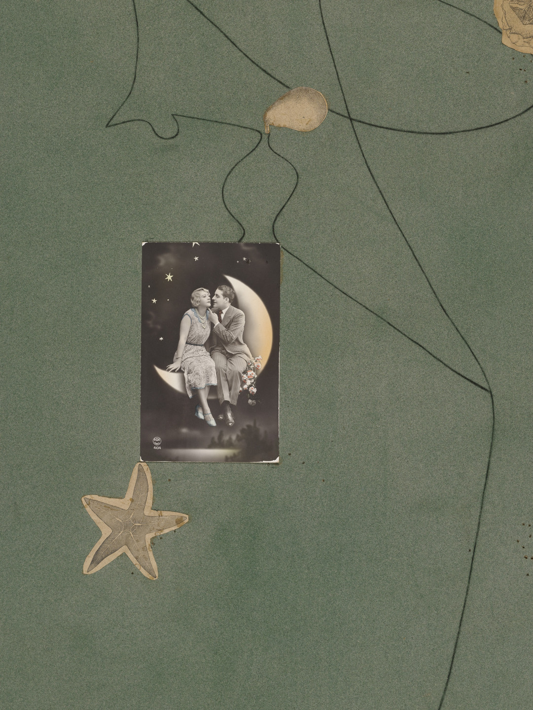 Joan Miró. Drawing-Collage. 1933