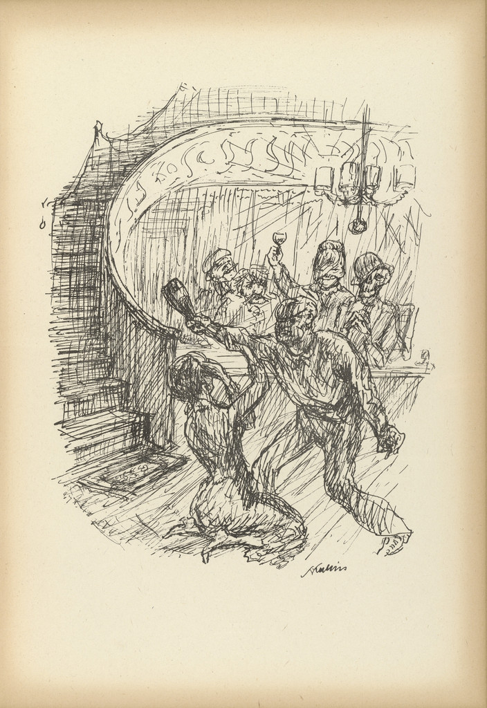 Tavern (Kaschemme) from Ein neuer Totentanz (A New Dance of Death)