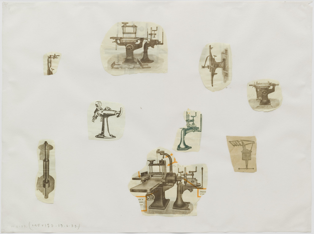 Collage (Study for Painting, June 13, 1933)