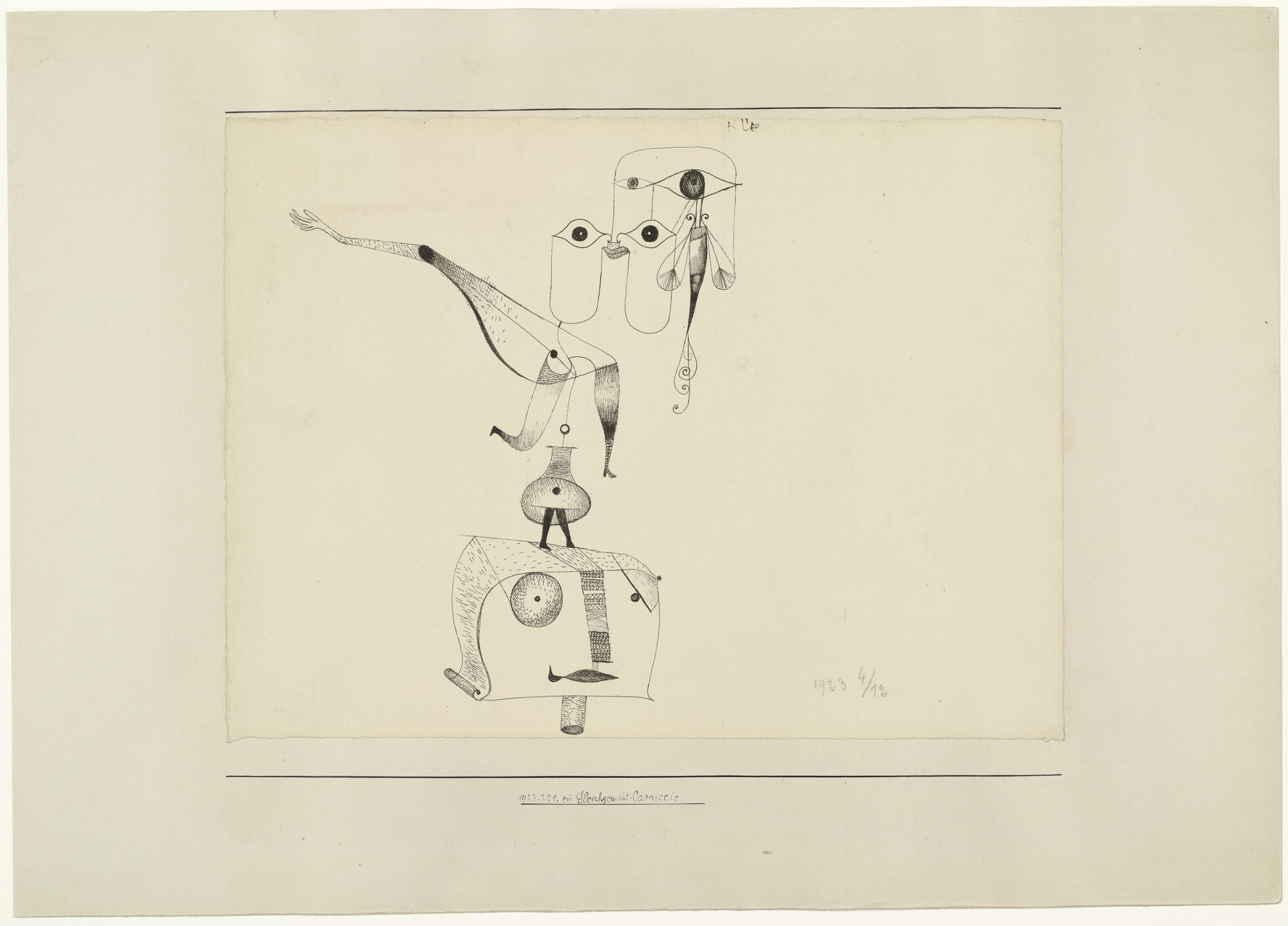 Paul Klee. A Balance-Capriccio ( Ein Gleichgewicht-Capriccio )