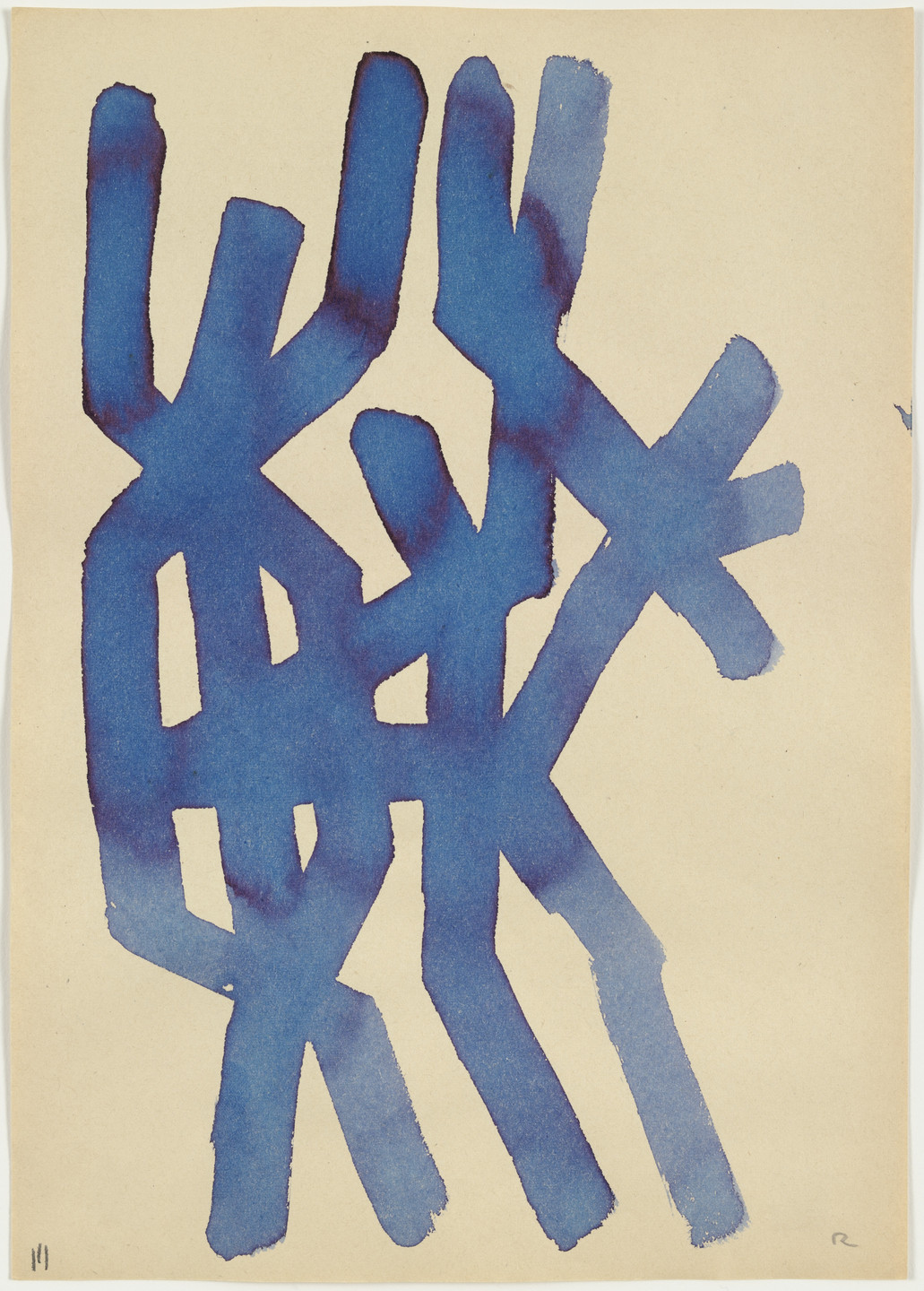 A.R. Penck (Ralf Winkler). Untitled. 1967–68