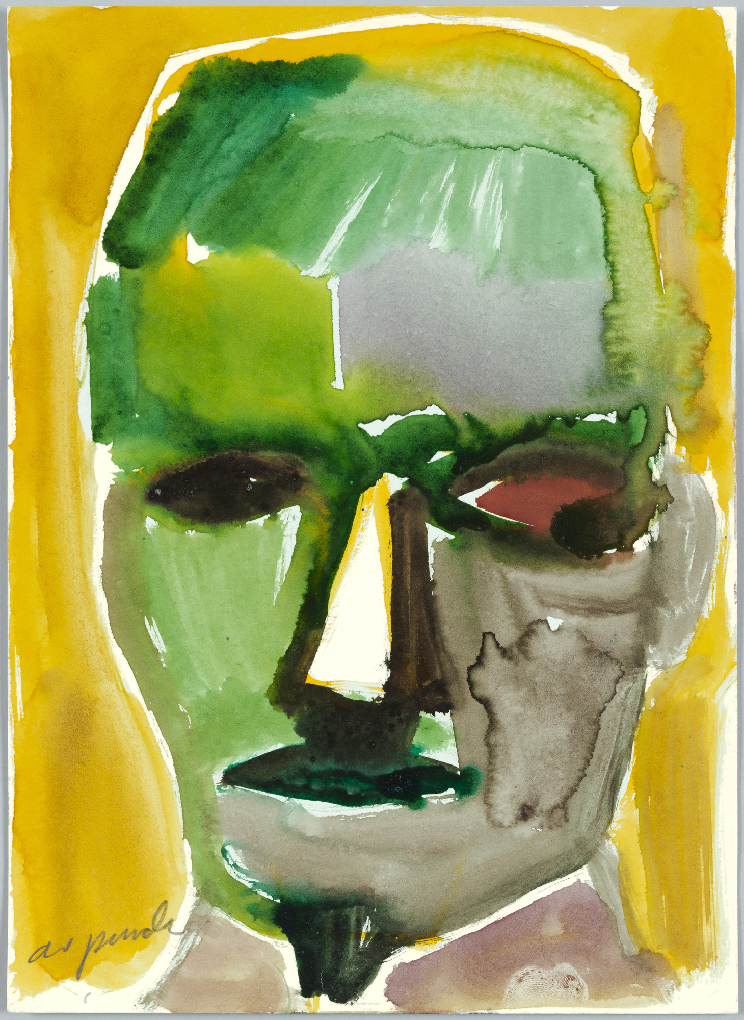 A.R. Penck (Ralf Winkler). Untitled (Kopf)