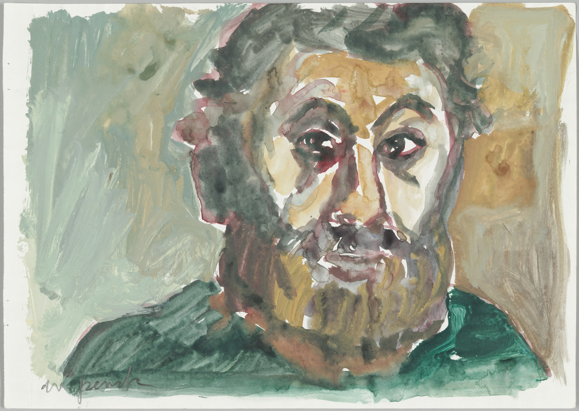 A.R. Penck (Ralf Winkler). Untitled (Selbstportrait)