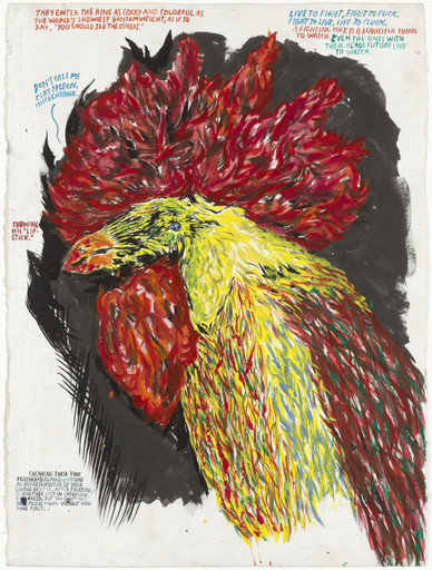 Raymond Pettibon. No Title (They enter the...). 2003