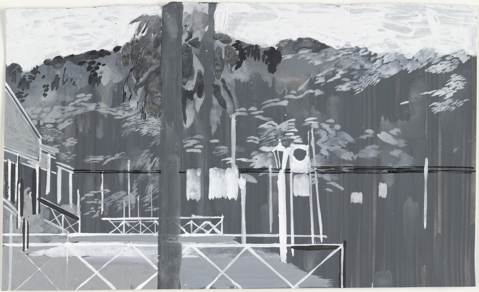Hurvin Anderson. Imperial II (Study)